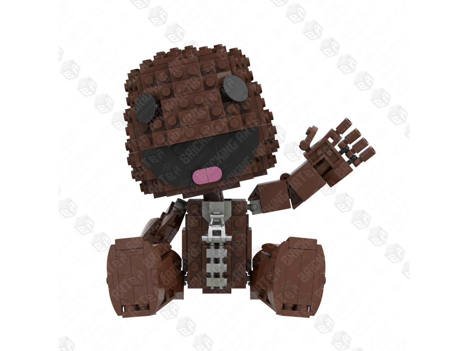 Sackboy – Little Big Planet - BrickingArt - Lego MOC Builder